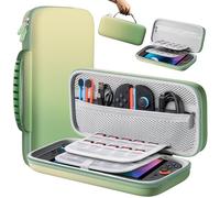 Lmcpa Carrying Case for Nintendo Switch 2 (2025) 7.9 Inch, Protective Hard Shell Portable Switch Travel Case, Lightweight and Large Capacity, Accessories for Switch 2, Gradient green