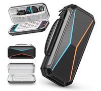 Lmcpa Designed Carrying Case for 2025 Nintendo Switch 2 Console,Travel Case with 20 Game Cartridges,Protective Hard PC Shell Portable Case Pouch for 2025 Nintendo Switch 2 Console & Accessories,Black