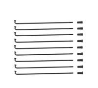 LMDO 10G Black Spokes Diameter 3.0 mm Black Colour Spokes J-Bend Length 30-160 mm Customize Electric Spokes (Length 220 mm)