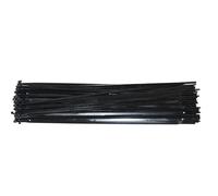 LMDO 12 Piece Pillar PSR 1432 Stainless Steel Spokes Straight Spoke Bike Spokes for Road Bicycles Spoke 14G (300 mm Straight)