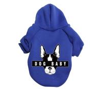 LMDO Dog Clothing Autumn Winter Dog Sweater Warm Pet Clothing Fadouke Clothing Dog Coat Small Dog(Blue,9XL(30-34KG))