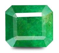LMDPRAJAPATIS 3.00 Carat Natural Original Certified Emerald/Panna Gemstone for Men and Women, Green, 3.00 Carats, Loose Cut Gem