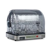 LMEIL 26L Desktop Cup Dryer, Portable Dishwasher, Stainless Steel, Quick Dry Function, Small Footprint, Suitable for Apartment Office