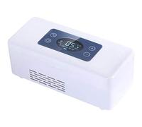 LMEIL Car Refrigerator, Portable Insulin Cooler Drug Reefer Mini Medicine Refrigerated Box Car USB Charging Refrigeration Space Cooler 2-25°