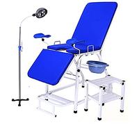 LMEILI Gynecological Examination Bed, Medical Exam Table, Rinse Bed Portable Fold with Footstool Reflective Light Stand For Hospital Beauty Salon