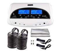 LMEILI Ionic Foot-Bath Machine Ionic Foot Detox Machine Ionic Detox Foot Bath SPA System for 2 Users, LCD Foot Bath Cleanse Spa System with 2 Waist Belts, 2 Wrist Straps, 2 Arrays
