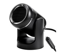 LMFEB 12V150W 2 in 1Car Heater/Dual PTCHeating Element/Heater for car,360°Rotation,12volt Heater for Vehicle,Can be Plug into Cigarette Lighter Socket,Suitable for Defrost and Defog Car Windshields