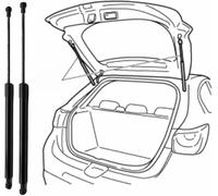 LMFFSP Car trunk support rod for Jaguar XJ6/XJ12 1988-1994(OEM:BEC013514)-47.4cm Tailgate support rod