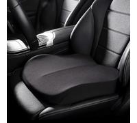 LmfSs Car Seat Cushions Suitable for Ford Explorer/Capri/Kuga/Mondeo/Mustang/Puma Gen-E, Featuring Ergonomic Memory Foam Hip Pads To Relieve Sciatica, Reduce Stress,Black