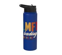 LMFT Loading Marriage Family Therapist Apparel Stainless Steel Insulated Water Bottle