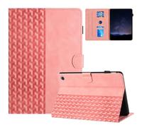 LMFULM® Case for Amazon Fire Max 11 13th Gen 2023 (11 Inch) PU Leather Case Protective Shell Wallet with Sleep/Wake Stand Case Flip Cover Holster Building Block Print Pink