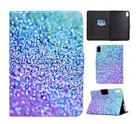 LMFULM® Case for Apple iPad Mini 6 (6th Gen 2021) (8.3 Inch) PU Magnetic Leather Case Shockproof Silicone Bumper Cover with Sleep/Wake Stand Case Protective Flip Shell Shining Sand