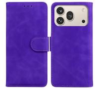 LMFULM® Case for Honor 600/600 Pro VKJ-NX9 (6.57 Inch) PU Leather Cover Magnetic Holster Wallet Shell Phone Protective Case Stent Function Flip Case Purple