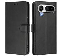 LMFULM® Case for Honor Magic 8 Pro Air LDY-AN00 (6.31 Inch) PU Leather Case Magnetic Phone Protective Cover Wallet Stand Cover Flip Case Holster Black