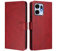 LMFULM® Case for Honor Play 60A NLA-AN00 (6.75 Inch) PU Leather Case Magnetic Phone Protective Cover Wallet Stand Cover Flip Case Holster Red
