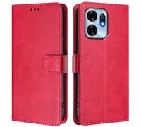 LMFULM® Case for Honor Play 60A NLA-AN00 (6.75 Inch) PU Leather Case Magnetic Phone Protective Cover Wallet Stand Cover Flip Case Holster Rose Red