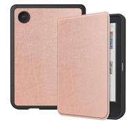 LMFULM® Case for KOBO Clara Colour/Clara BW (6 Inch) PU Leather Case Slim Lightweight Smart Protective Shell With Auto Sleep/Wake Flip Cover Holster Rose Gold