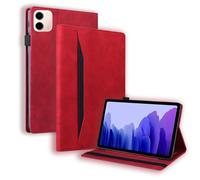 LMFULM® Case for Realme Pad 3 (11.6 Inch) PU Leather Case Protective Shell Smart Case with Stand Case Flip Cover Wallet Style Red