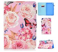 LMFULM® Case for Samsung Galaxy Tab A 2019 / SM-T290 / T295 (8 Inch) PU Leather Case Smart Case Stand Case Flip Cover For Galaxy Tab A 8.0 Pink Rose