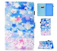 LMFULM® Case for Samsung Galaxy Tab A 2019 / SM-T290 / T295 (8 Inch) PU Leather Case Smart Case Stand Case Flip Cover For Galaxy Tab A 8.0 Flower Rain