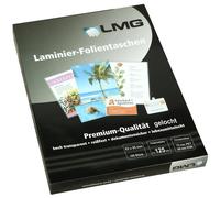 LMG LMG65X95-125SL Laminating Pouches 65 x 95 mm 2 x 125 mic with Slotted Hole P