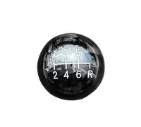 LMGMPOHOYY Car Shift Lever Stick Head 6 Speed Water Drop Shape Forged Carbon Fiber Gear Shift Knob for Focus ST RS for Fiesta(6spdRR)