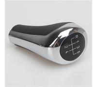 LMGMPOHOYY Car Shift Lever Stick Head Carbon Fiber Gear Shift Knob for BMW E46 E53 E60 E61 E63 E65 E81 E82 E83 E84 E87 E90 E91 E92 for X1 for X3 for X5 1356Series Chromed Matte(5 Speed Chromed)