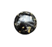 LMGMPOHOYY Car Shift Lever Stick Head Forged Carbon Fiber Gear Shift Knob for Toyota 86 GT86 for Subaru BRZ for WRX for STI Water Drop Ball(Gold)