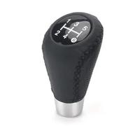 LMGMPOHOYY Car Shift Lever Stick Head Universal 5 Speed 5R Car Red Line Manual Leather Shifter Cover Stitch Gear Shift Knob(Black Line)