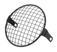 LMGMPOHOYY Cubierta para faro delantero 1PCS 6.5inch Motorcycle Lamp Cover C Headlight Protector Vintage Retro Grill Light Parts GN CG125(Checks)