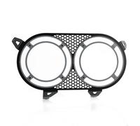 LMGMPOHOYY Cubierta para faro delantero Headlight Protection Grille 2024 For Ducati For DesertX For Desert X 2022 2023 Protector Cover Head Light Guard Parts(A)