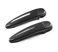 LMHGMUBVR Car Door Lock Latch Cover for F30 F31 F32 F33 F34 F36 E70 E71 E84 F25 F26 F20 Accessories LHD RHD Carbon Fiber Exterior Door Handle Cover Trims(RHD C)