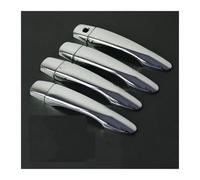 LMHGMUBVR Car Door Lock Latch Cover for N&issan for Qashqai J11 2014-2020 Carbon Fiber Chrome CAR Door Handle Cove Trim Styling Accessories(Style 4)