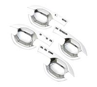 LMHGMUBVR Car Door Lock Latch Cover for Outlander 2013-2017 Door Handle Covers 4 Pieces Car Electric Plate Exterior Cover(L12)