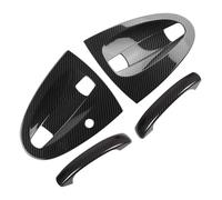 LMHGMUBVR Car Door Lock Latch Cover for Smart for Fortwo 451 2009-2015 Door Handle Cover 1 Set Car Electroplating Exterior Strip W/Smart Keyhole