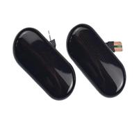 LMHGMUBVR Dynamic Turn Signal Light For Cube Z11 Camiones D40 For J10 JJ10 For Frontier D40 For Fairlady Z33 2001-2019 Car Side Marker Light Repeater Turn Signal Lamp Assembly(Dynamic Smoked Black)