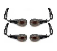 LMHGMUBVR Motorcycle Signal Lights For Kawasaki For EX250R For KLX 125/L 150/L 230/S For KLX250/S/SF For KLX300/SM Flasher Lamp Turn Signal Light Motorcycle Indicator(Smoke,4 PCS)