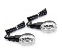 LMHGMUBVR Motorcycle Signal Lights For Kawasaki For KLX125/L For KLX150/L For KLX230/S For KLX250/S/SF For KLX300/SM Flashing Lamp Turn Signal Light Motorcycle Indicator(Clear,2 PCS)