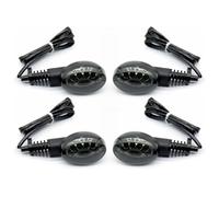 LMHGMUBVR Motorcycle Signal Lights For Kawasaki For KLX125/L For KLX150/L For KLX230/S For KLX250/S/SF For KLX300/SM Flashing Lamp Turn Signal Light Motorcycle Indicator(Smoke,4 PCS)