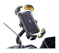 LMHGMUBVR Navigation Bracket Replacement For 4.7-7.2 Inch Mobile Phone Stand Shockproof Bracket Clip Motorcycle Holder GPS Navigation 360 View Universal Bicycle(S1 Yellow)