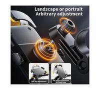 LMHGMUBVR Navigation Bracket Replacement For 4.7-7.2 Inch Mobile Phone Stand Shockproof Bracket Clip Motorcycle Holder GPS Navigation 360 View Universal Bicycle(S2 Yellow1)