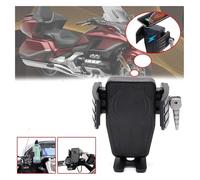 LMHGMUBVR Navigation Bracket Replacement For GoldWing For GL 1800 For F6B For GL1800 For DCT 2018-2021 For Gold Wing Motorcycle GPS Phone Holder Wireless Charging Navigation Bracket(-05-AB)