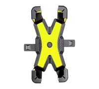 LMHGMUBVR Navigation Bracket Replacement GPS Navigation Bracket Bicycle Holder Motorcycle Mobile Cellphone Bike Handlebar Clip Stand Mount Accessories(Yellow For rearview)
