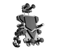 LMHGMUBVR Navigation Bracket Replacement GPS Navigation Bracket Bike Phone Holder 360 Rotation Professional Vibration Motorcycle Mount Bicycle Accessories