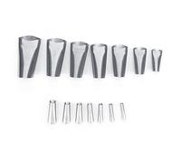 LMHHMIN 14pcs Caulking Nozzle Stainless Steel Sealant Nozzle Applicator Finishing Tool