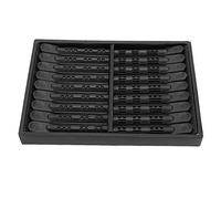 LMHHMIN 18pcs Professional Perming Hair Roller Household DIY Wavy Curly Hair Curler Styling Tool (Black)