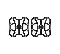 LMHHMIN 1Pair Bicycle Clipless Pedal Platform Adapters Self Lock Aluminum Alloy for SPD Mountain Bike System (Black)