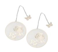 LMHHMIN 2pcs Leaf Vein Bookmark Vintage Metal Bookmark Delicate Hollow Bookmark for Readers Writers Students Teachers