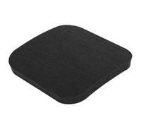 LMHHMIN 6PCS Thickened Rubber Pads Treadmill Shock Damping Color Spot Cushions for Home Gym (Pure black 6 pieces)