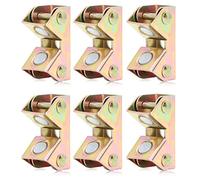 LMHHMIN 6Pcs Welding Clamp Magnetic V Type Fixture Stainless Steel Adjustable Fixing Tool Set Kit